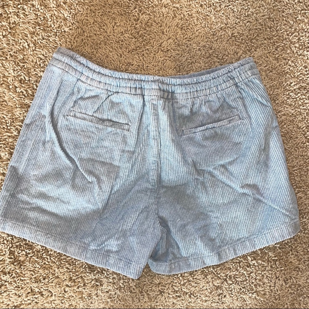 J Crew Pull-on Indigo Corduroy Short Blue Size Medium - Picture 6 of 15